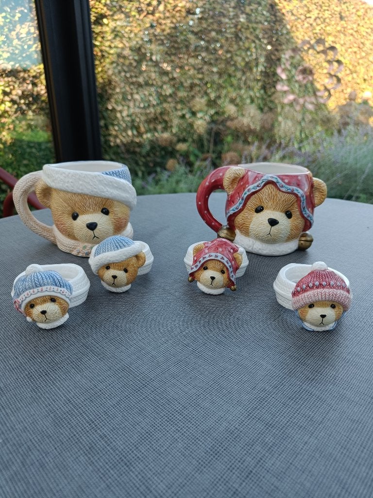 Cherished Teddies. Drinkbeker  C 1996 Priscilla Hillman., Verzamelen, Ophalen of Verzenden, Zo goed als nieuw, Overige typen, Cherished Teddies