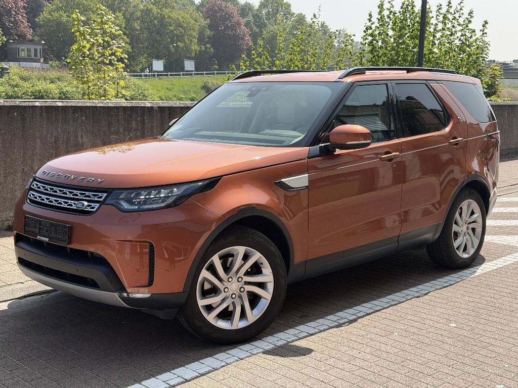 Land Rover Discovery 2.0D 240PK AWD 7Zit Euro6 Leder Proper, Auto's, Automaat, 1998 cc, Bruin, Lichtsensor