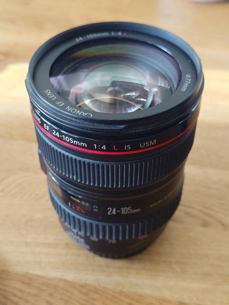Canon EF 24-105 L IS USM, Audio, Tv en Foto, Foto | Lenzen en Objectieven, Ophalen of Verzenden, Zo goed als nieuw, Standaardlens