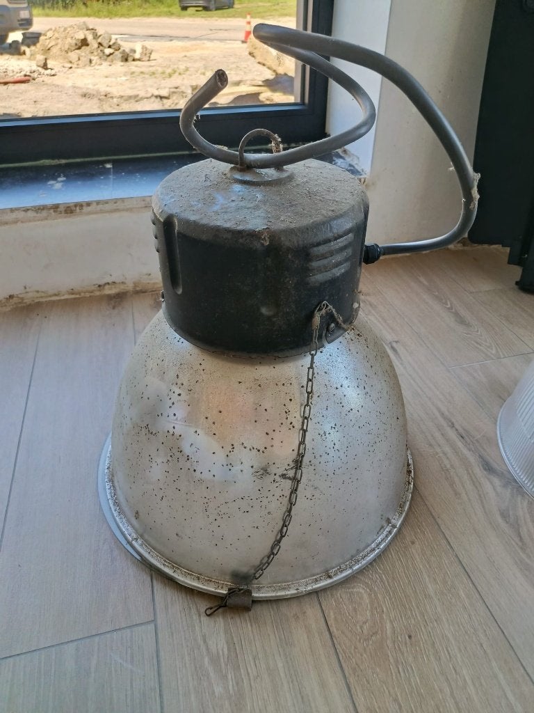 Vintage bouwlamp, Ophalen, Gebruikt