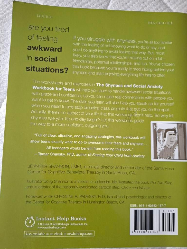 The Shyness and Social Anxiety Workbook for Teens, Ophalen