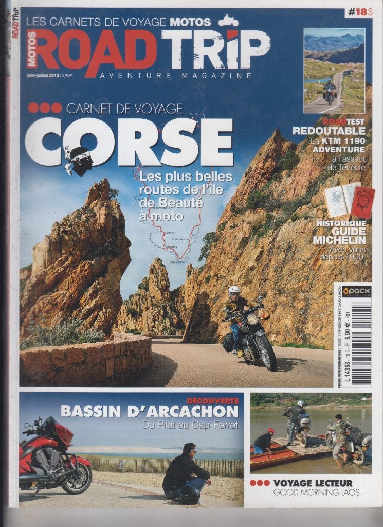 Road Trip en moto les plus belles routes de Corse, Envoi, Utilisé