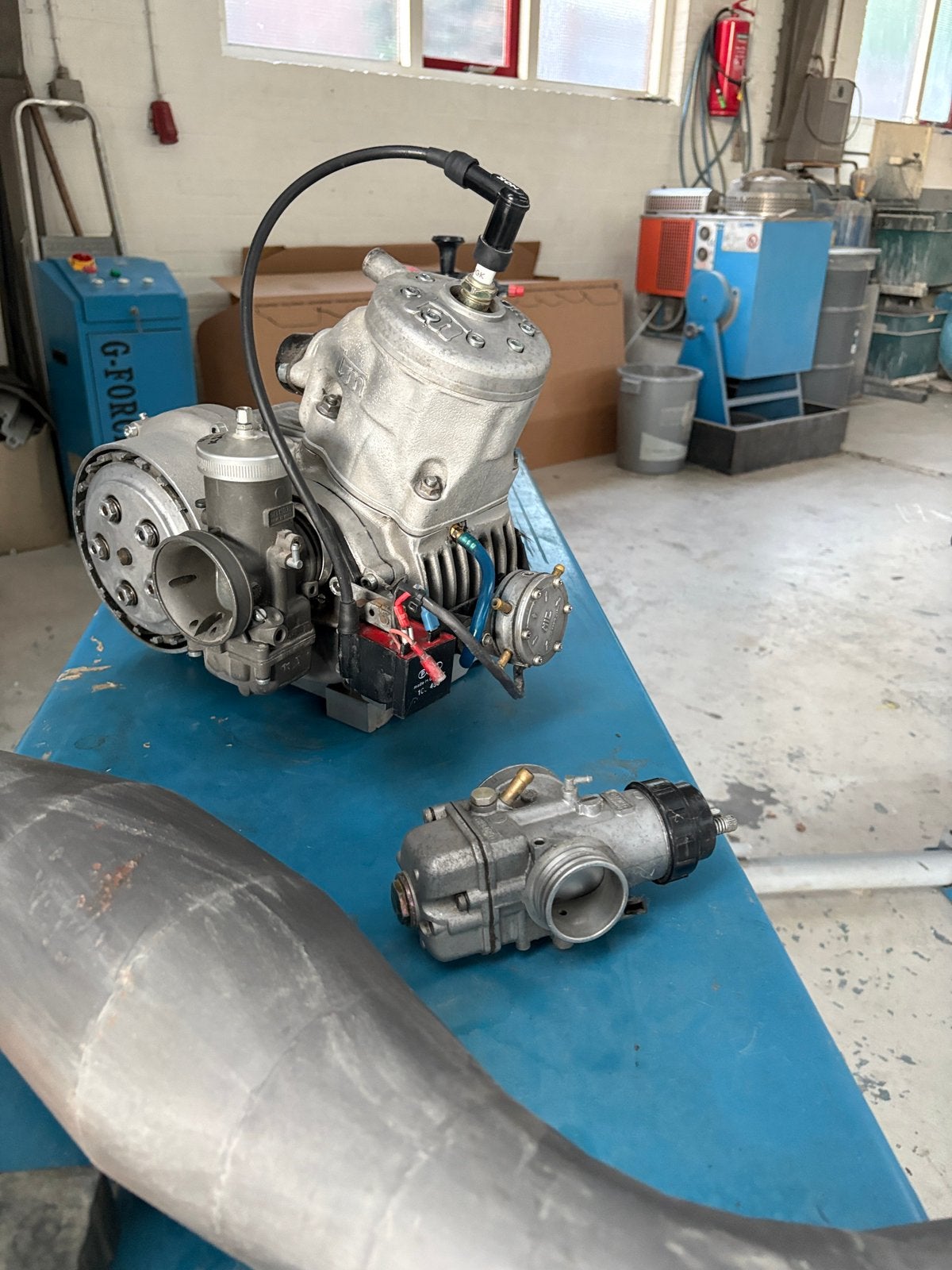 Tm 125cc kv95 roterend, Ophalen, Gebruikt, Onderdelen Kart