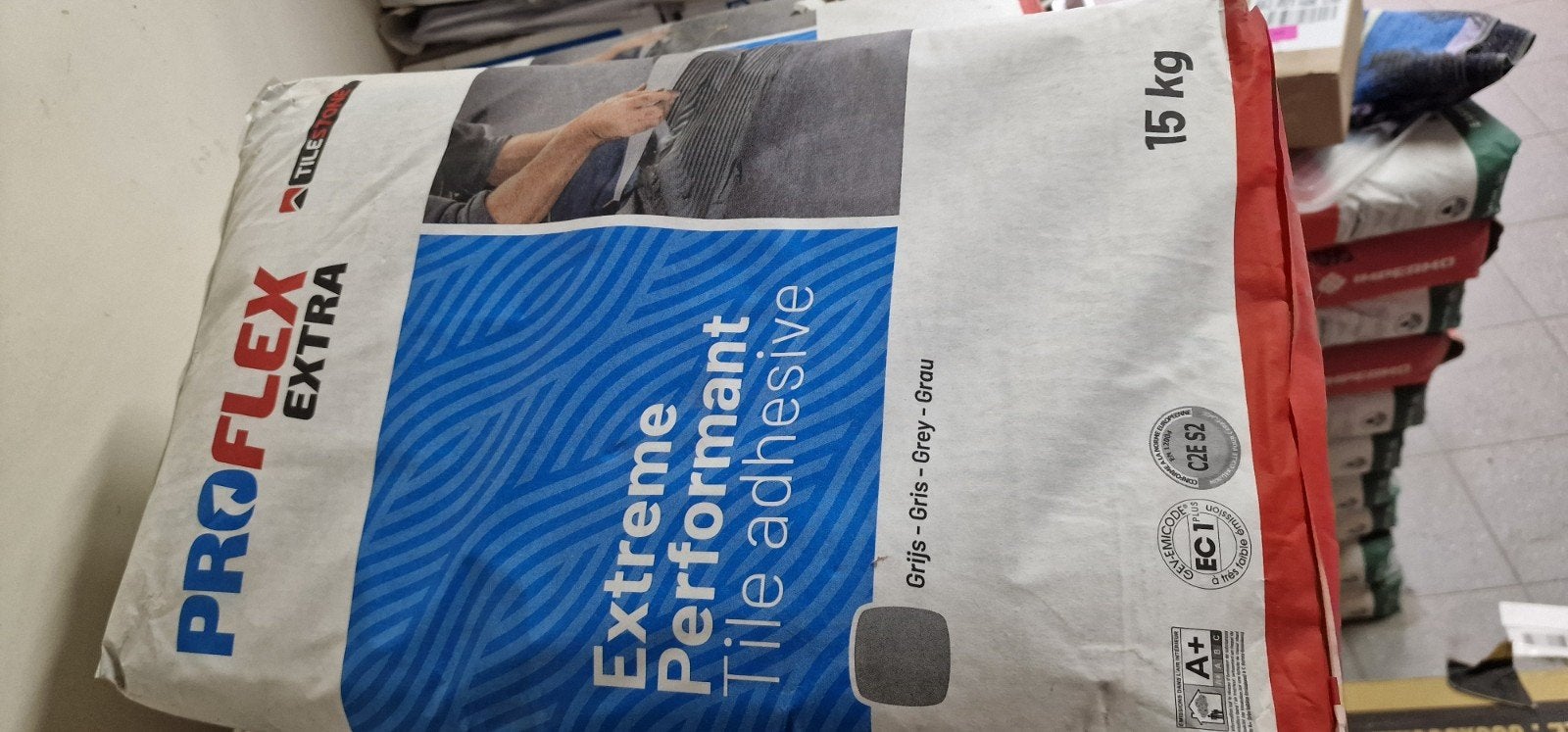 Tegellijm impermo te koop overschot, Ophalen
