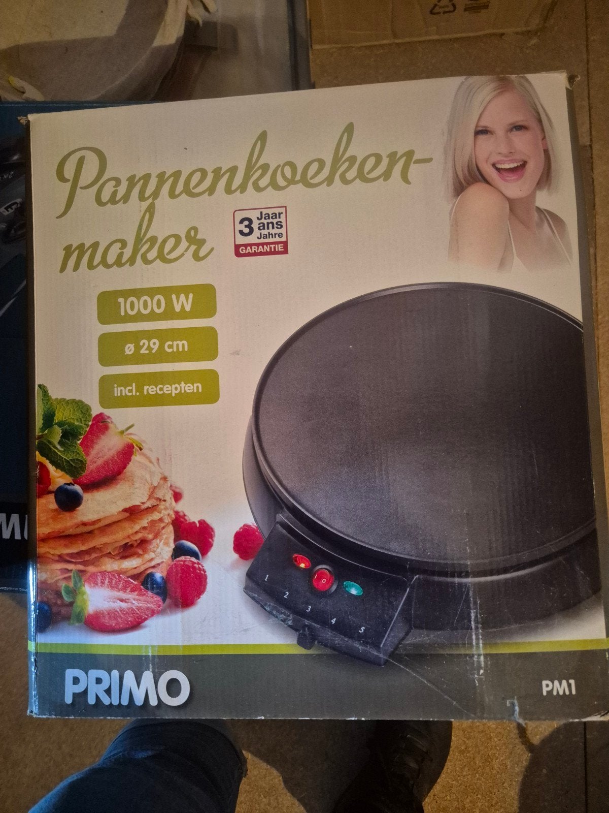 Nieuwe pannenkoekenmaker, Elektronische apparatuur, Ophalen