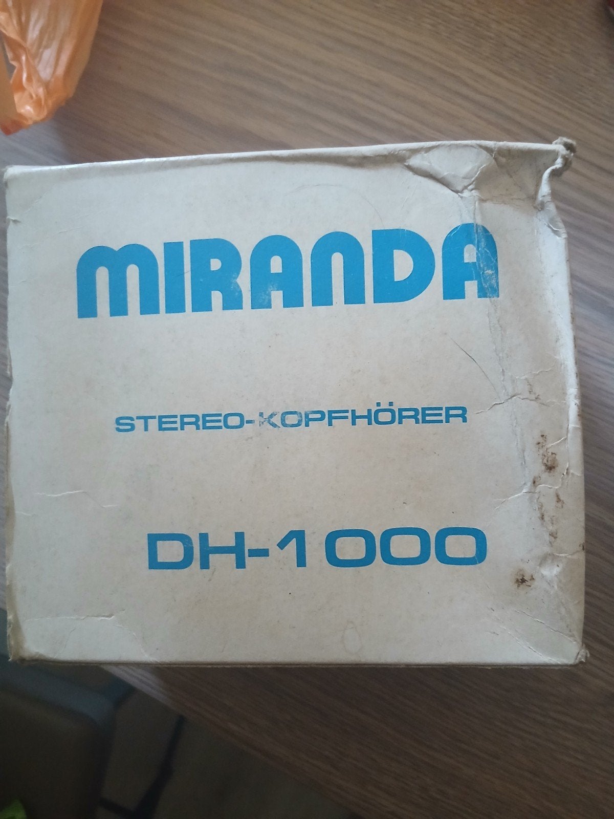 Miranda DH-1000 vintage hoofdtelefoon, TV, Hi-fi & Vidéo, Casques audio, Enlèvement ou Envoi
