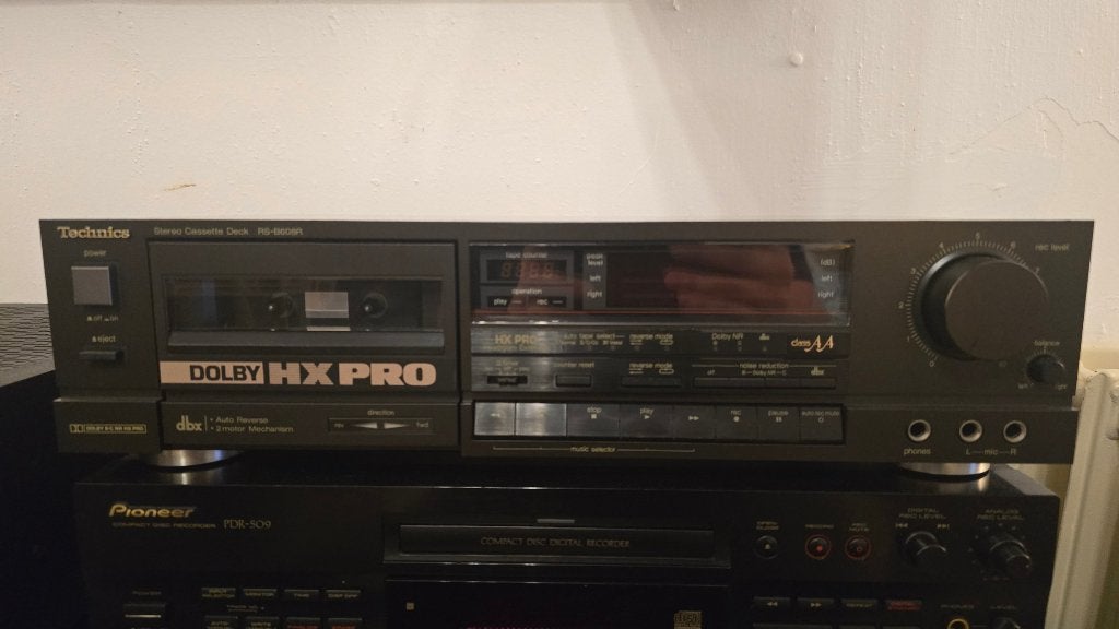 Lecteur de cassettes Technics RS-B608R, Enlèvement, Simple, Autres marques, Auto-reverse