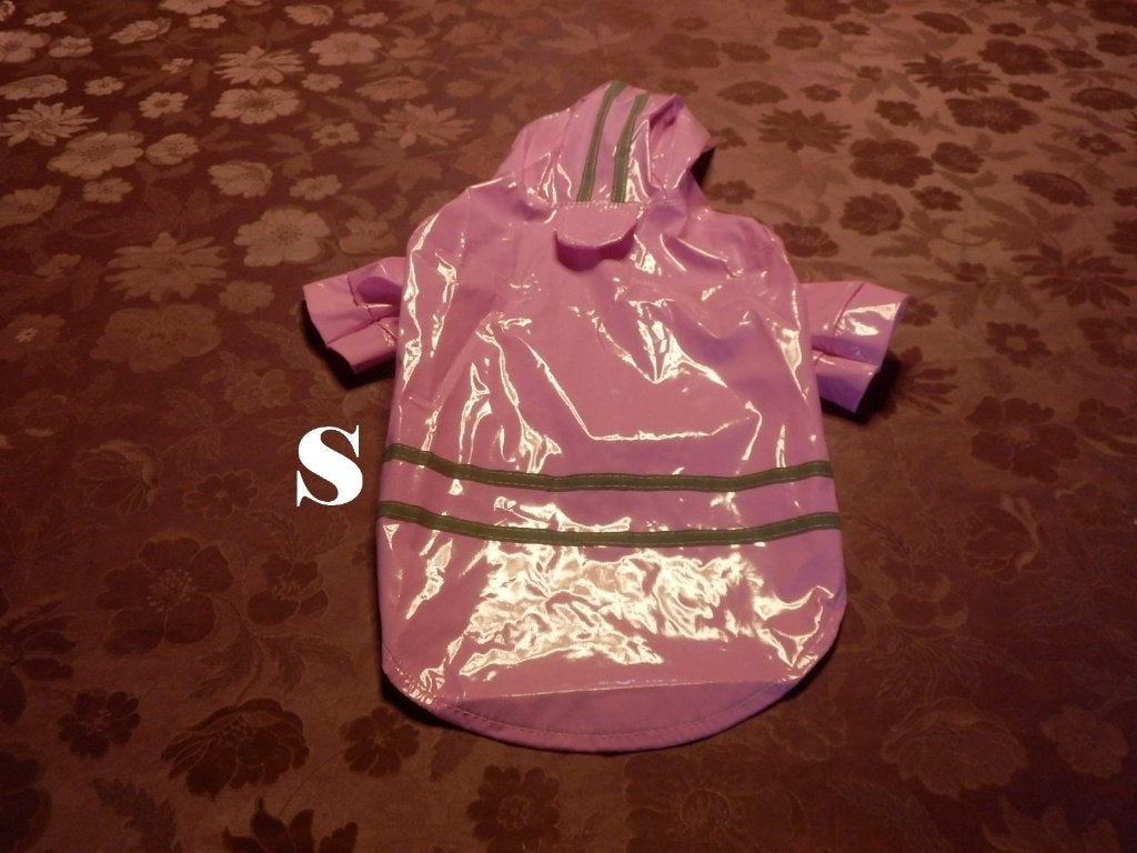 (27)- imper petit chien t.S rose - neuf -, Animaux & Accessoires, Vêtements pour chiens, Neuf, S, Imperméable pour chien, Avec capuche