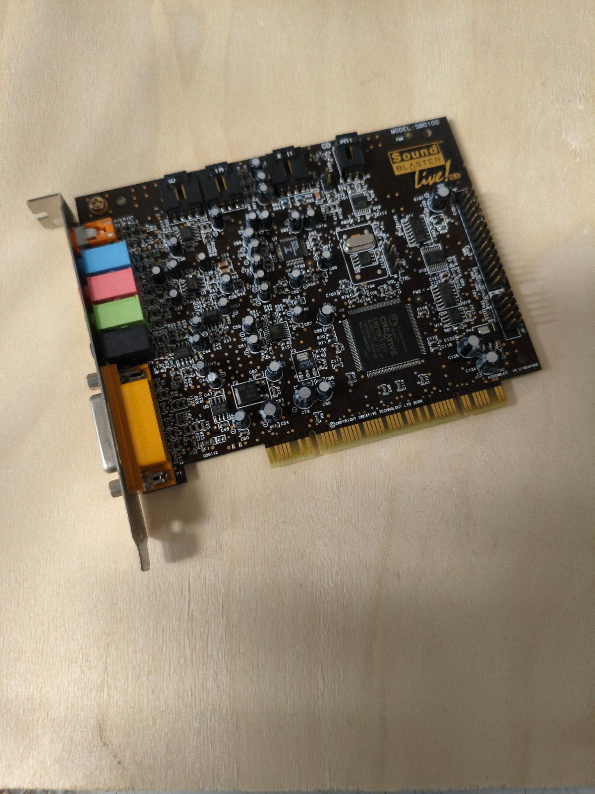 Sound blaster live 5.1, Informatique & Logiciels, Cartes son, Enlèvement ou Envoi, Utilisé, Interne, Creative labs