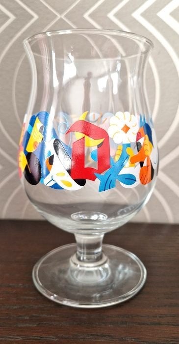 Duvel glas 'Hedof', Verzamelen, Glas en Drinkglazen, Ophalen of Verzenden, Bierglas