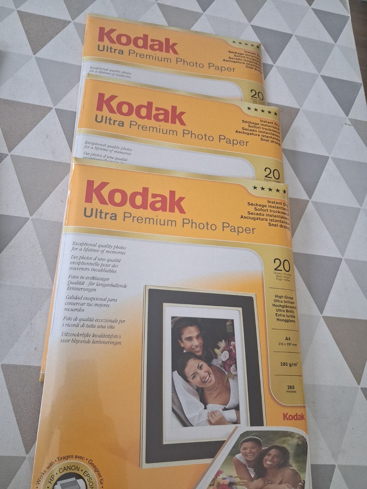 fotopapier A4 Kodak, Audio, Tv en Foto, Fotopapier, Ophalen, A4, Kodak
