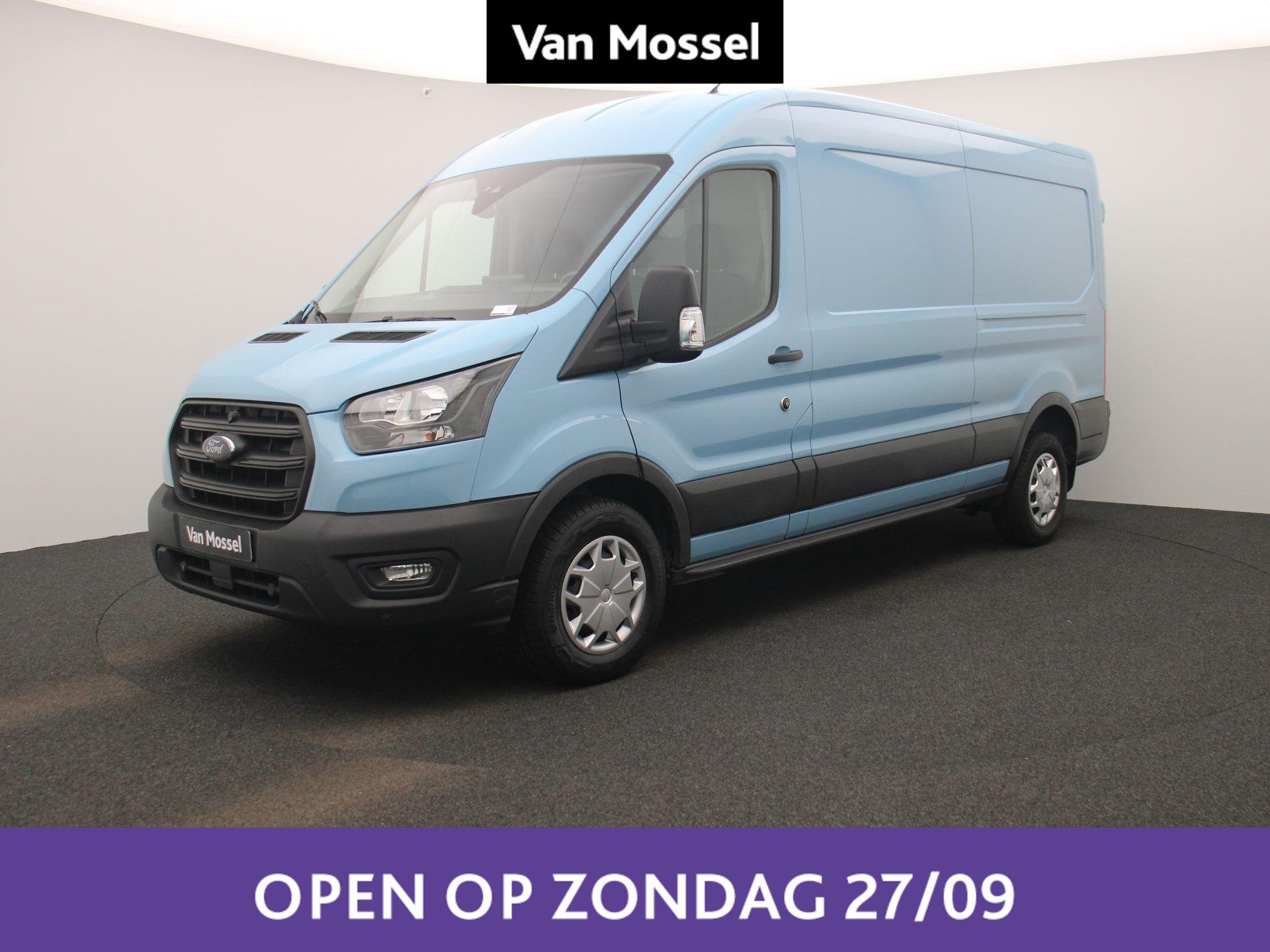 Ford Transit 350L 2.0TD 130pk 96kW M6 Trend NAVI | CRUISE CO, Auto's, Voorwielaandrijving, 4 deurs, Stof, Gebruikt