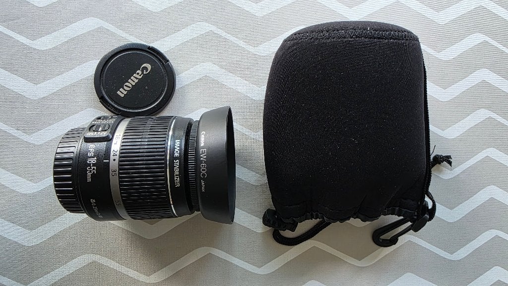 Canon objectief EFS 18-55 mm IS, Audio, Tv en Foto, Foto | Lenzen en Objectieven, Canon, Ophalen of Verzenden, Zo goed als nieuw