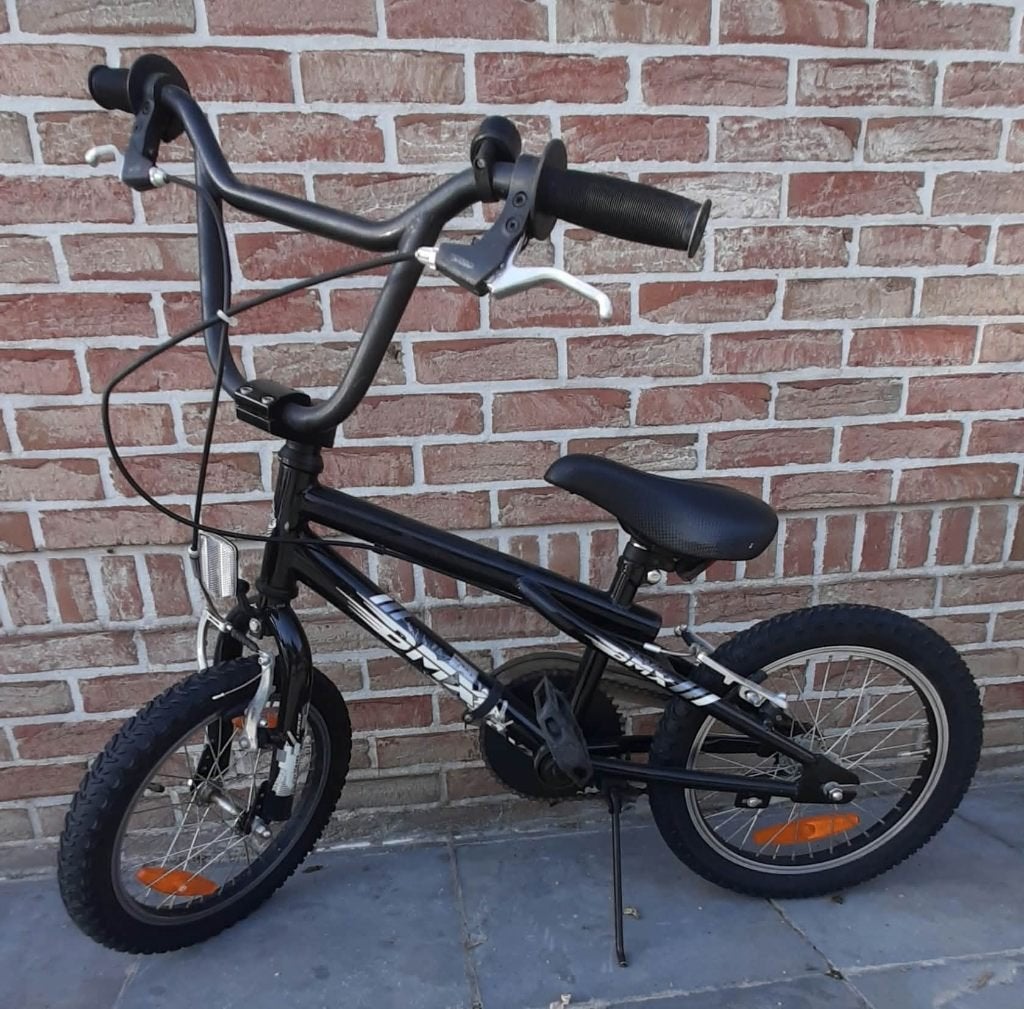 Fiets bmx, Fietsen en Brommers, Ophalen, Gebruikt, Terugtraprem, 16 tot 20 inch