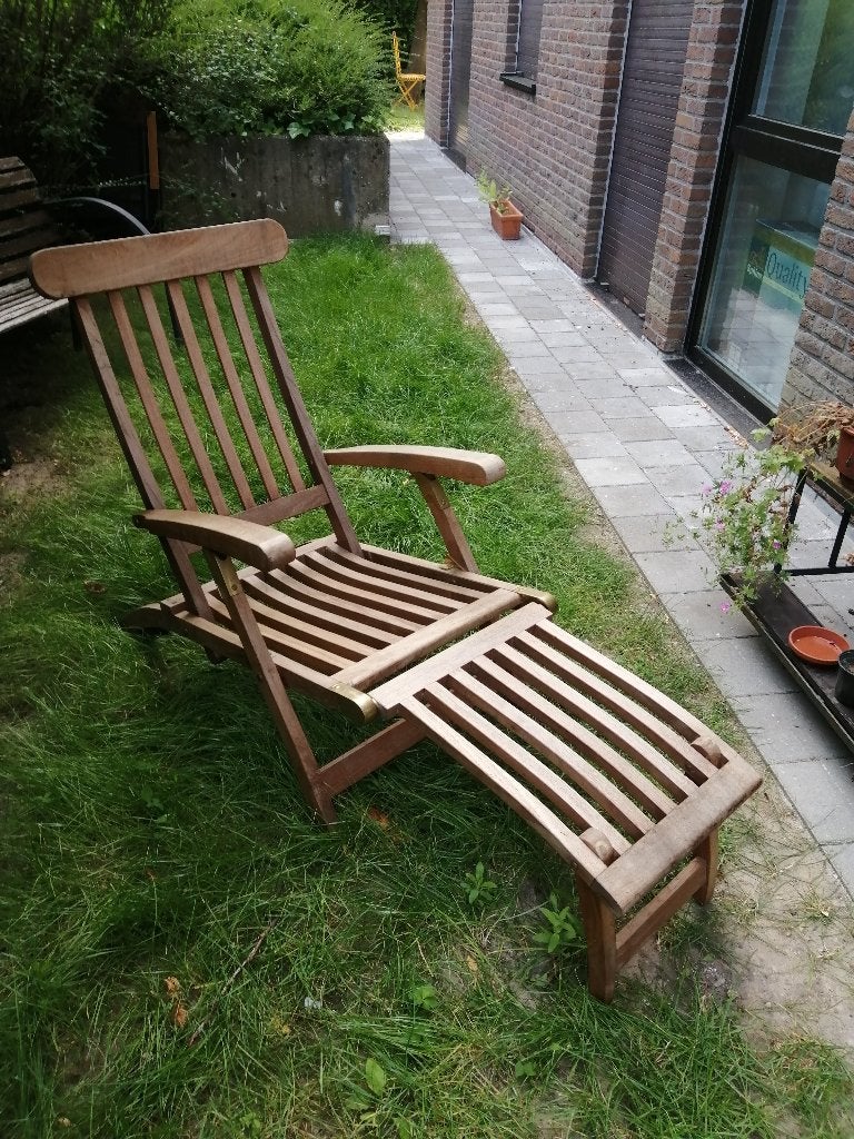 Transat de jardin en teak, Jardin & Terrasse, Chaises de jardin, Enlèvement