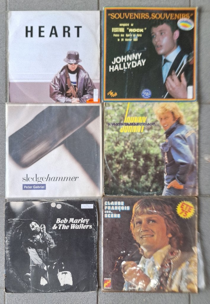 Lot de plus de 4000 vinyles Maxi 45t / 45t / Albums., Enlèvement, Utilisé