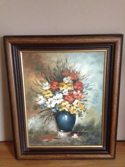 Prachtig schilderij van Fisher, in perfecte staat!, Antiek en Kunst, Kunst | Schilderijen | Klassiek, Ophalen of Verzenden
