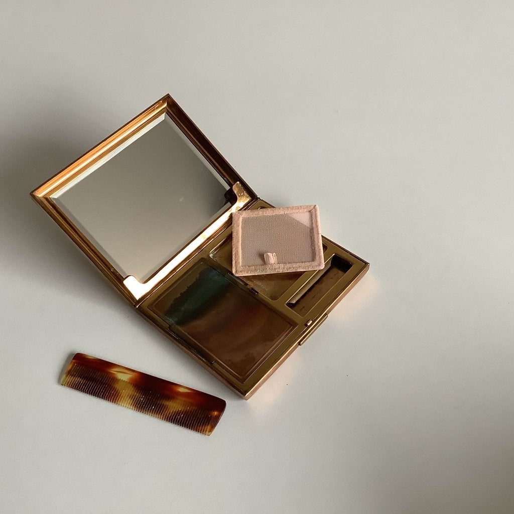 vintage minaudière / compact van Agme, Antiek en Kunst, Ophalen of Verzenden