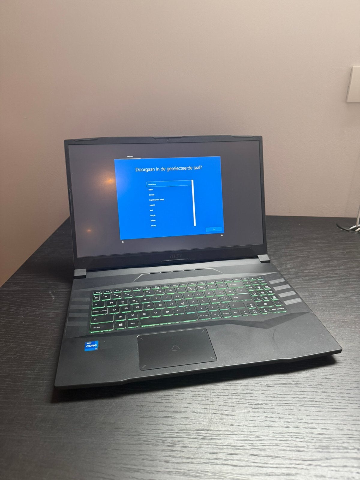 MSI gaming laptop RTX3060, Computers en Software, Windows Laptops, Ophalen, Gebruikt, Met videokaart, 2 tot 3 Ghz