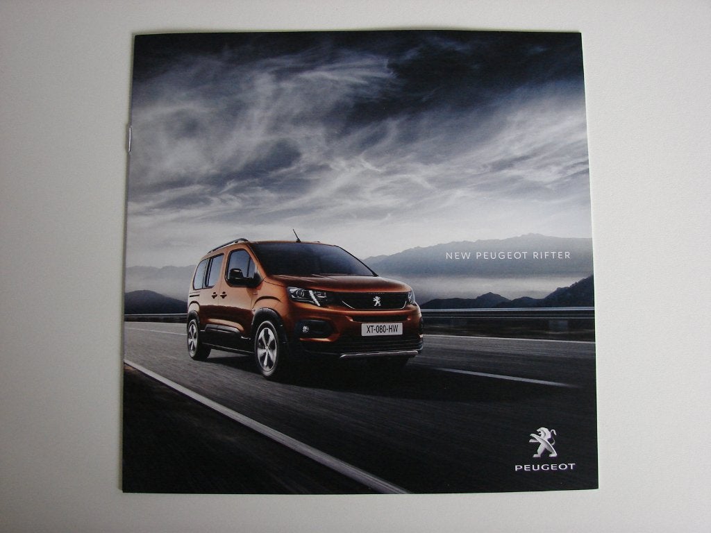 Brochure Peugeot Rifter, Livres, Enlèvement ou Envoi, Neuf, Peugeot