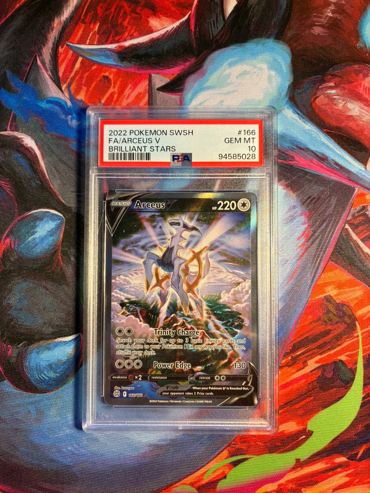Arceus V #166 PSA 10, Enlèvement ou Envoi, Comme neuf