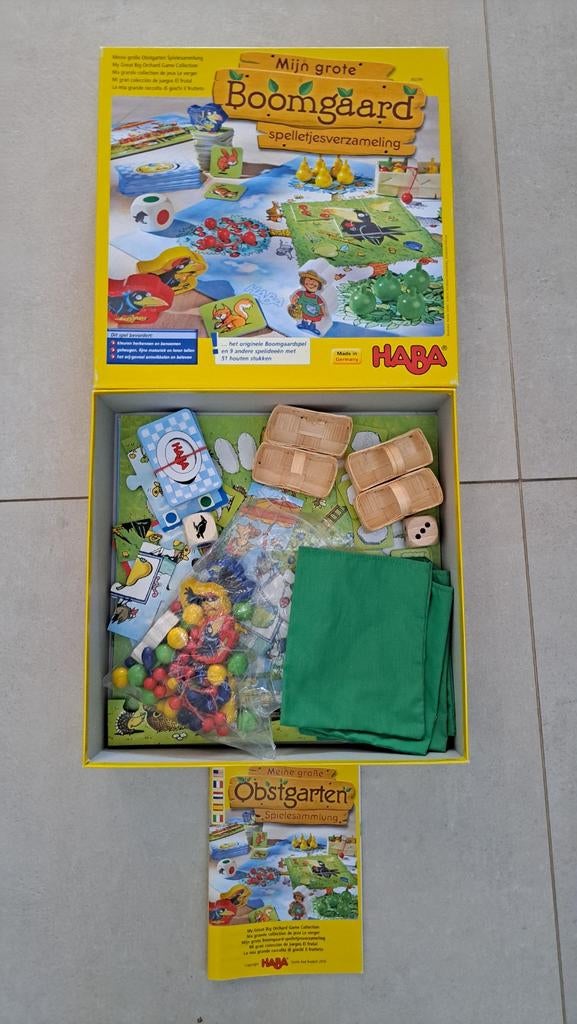 Mijn grote boomgaard haba, Ophalen