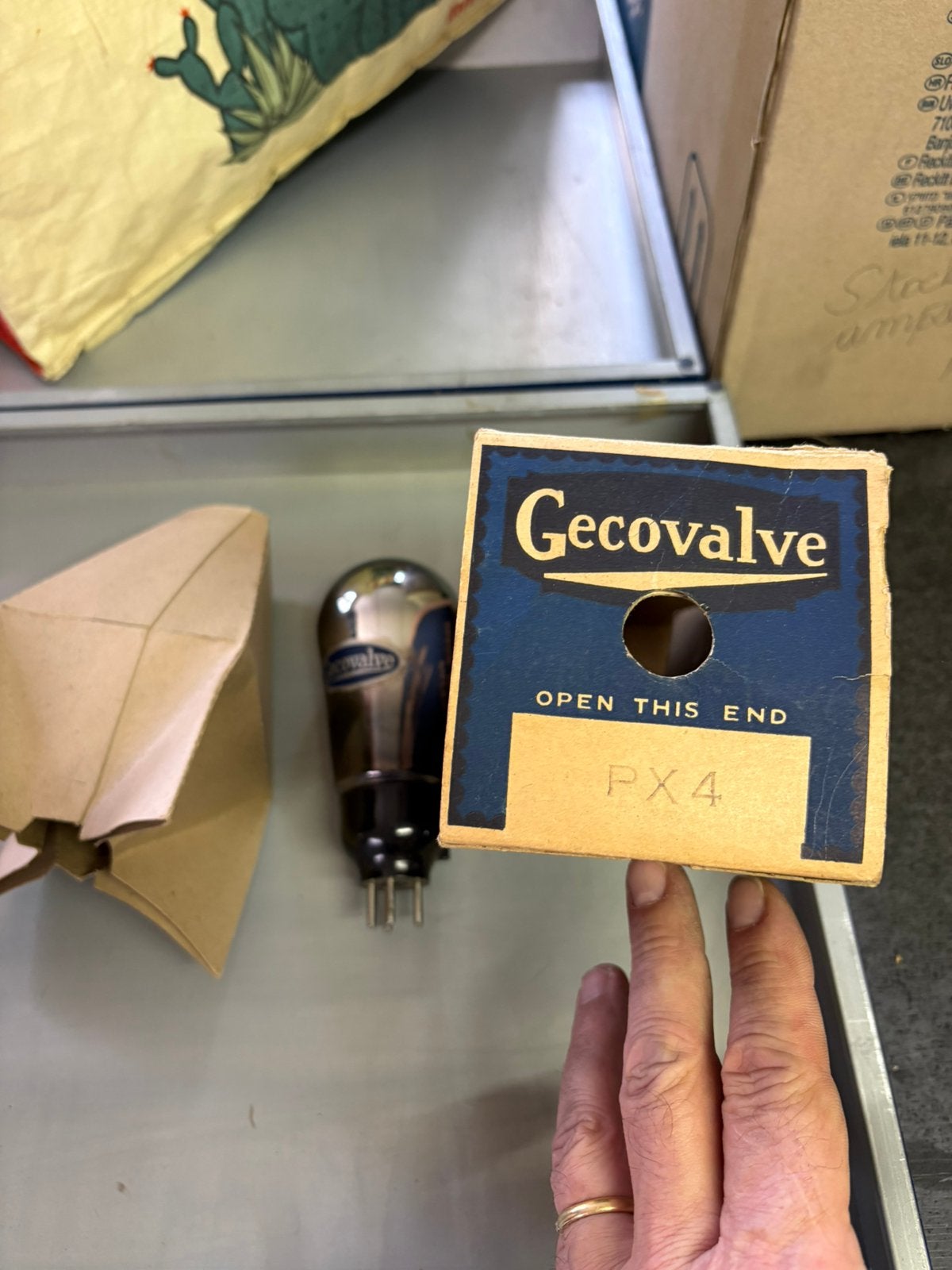 Tube / Lampe Vintage Gecovalve PX4 GEC (England) – NOS, Enlèvement, Comme neuf