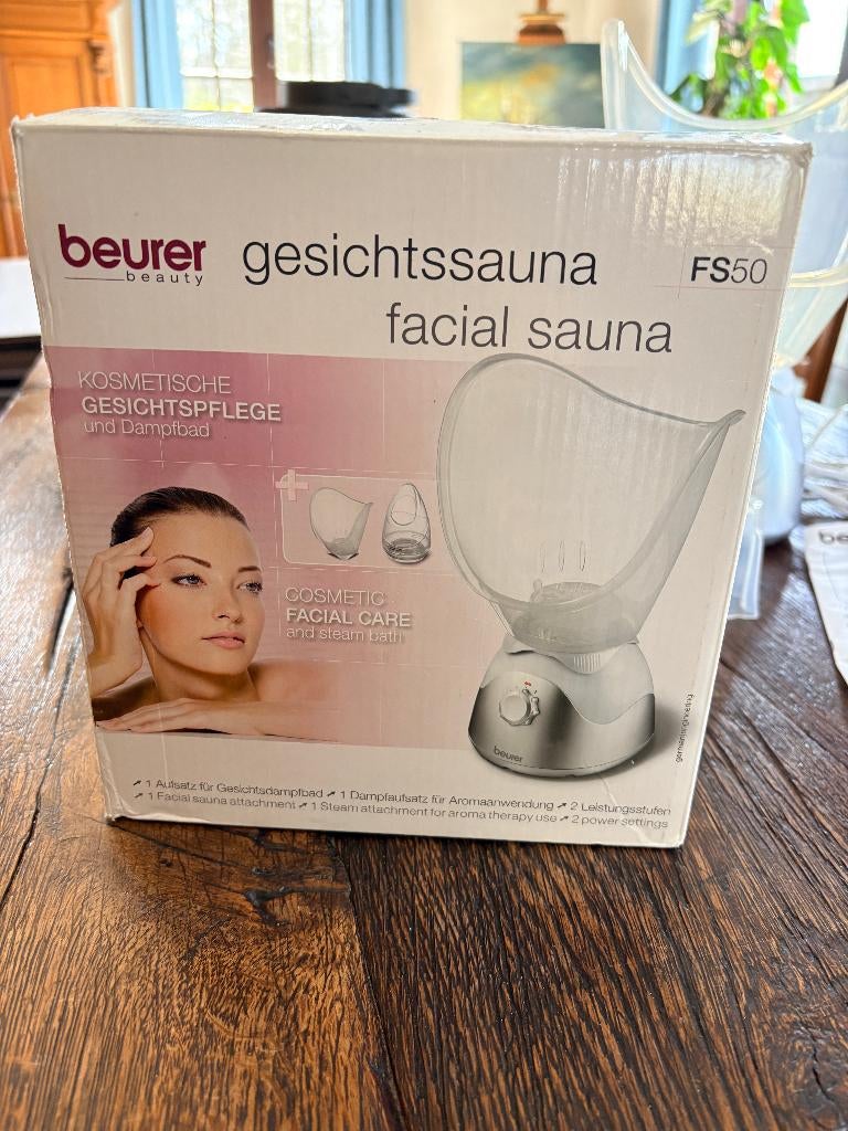 Sauna facial Beurer FS50 – complet avec accessoires, Enlèvement, Utilisé, Autres types