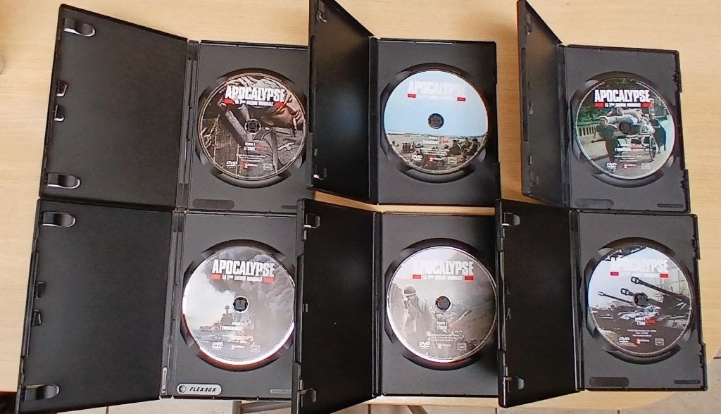 Série complète 6 DVD Apocalypse la 2 ème guerre Mondial, Enlèvement ou Envoi, Armée de terre, Autres types