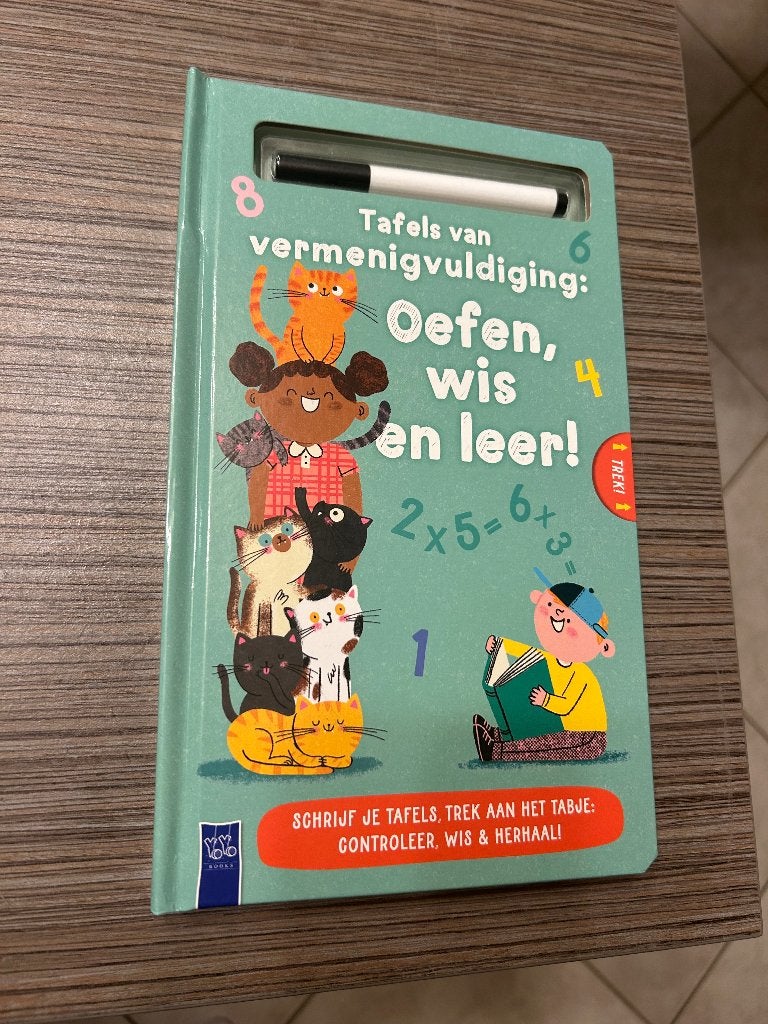 Oefenboek tafels van vermenigvuldiging, Kinderen en Baby's, Ophalen of Verzenden, Zo goed als nieuw