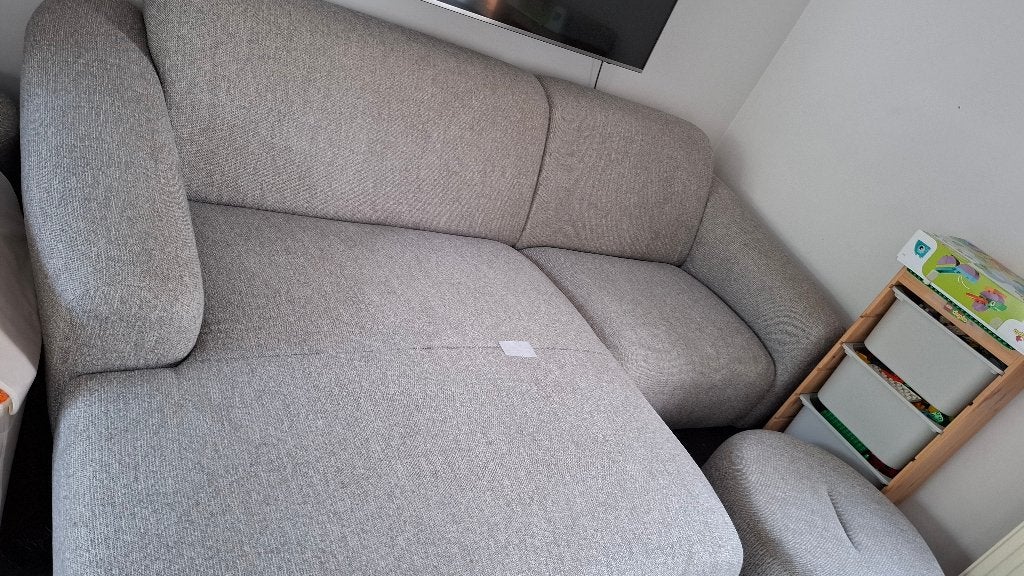 3.5 zit met 2 poefjes, Ophalen, Gebruikt, 125 cm of meer, 125 cm of meer