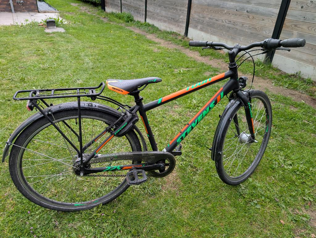 jongensfiets 9-11 jaar (Merk Stevens), Fietsen en Brommers, Terugtraprem, Gebruikt, Versnellingen, Stevens