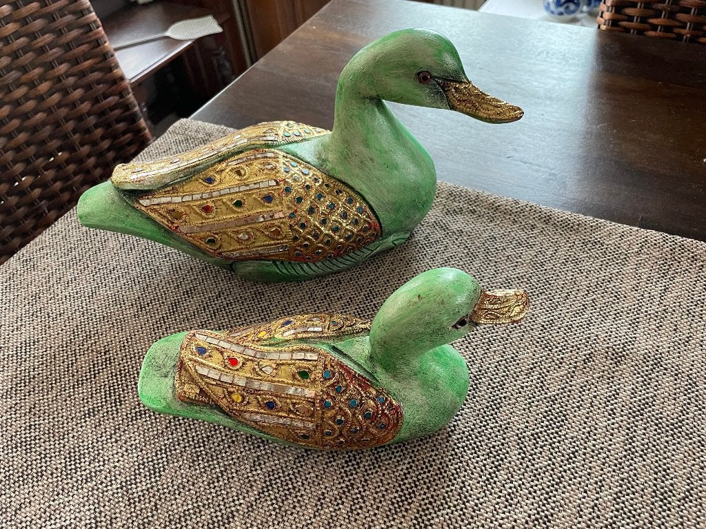 decoratie 2 eenden, Ophalen, Zo goed als nieuw, Dier