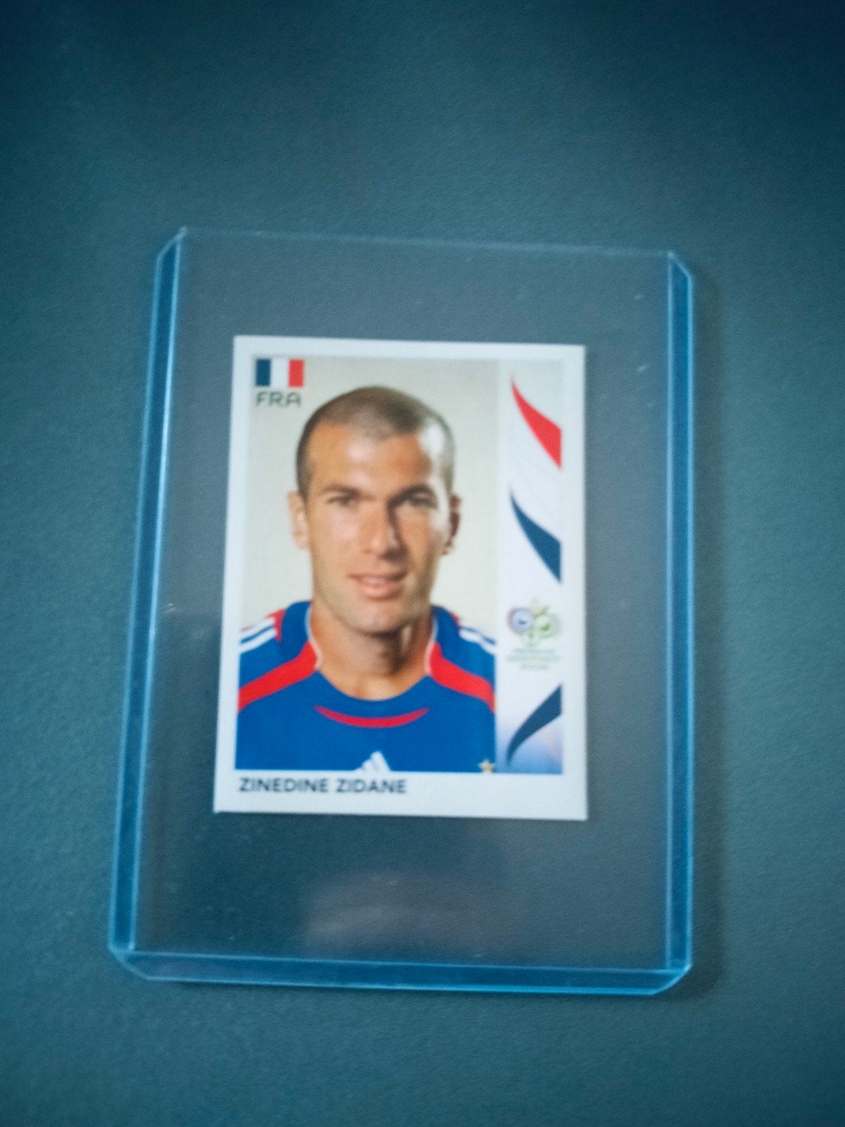 Panini sticker WK 2006 Zinedine Zidane Frankrijk, Ophalen of Verzenden, Sticker