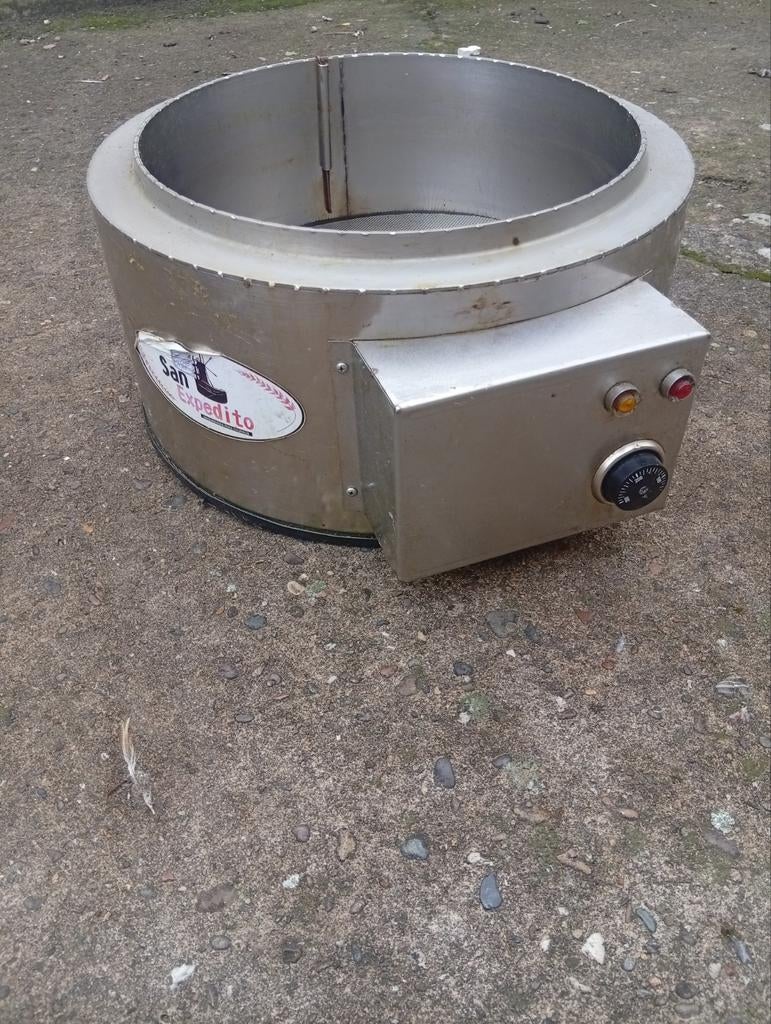 Friteuse ronde électrique, Enlèvement