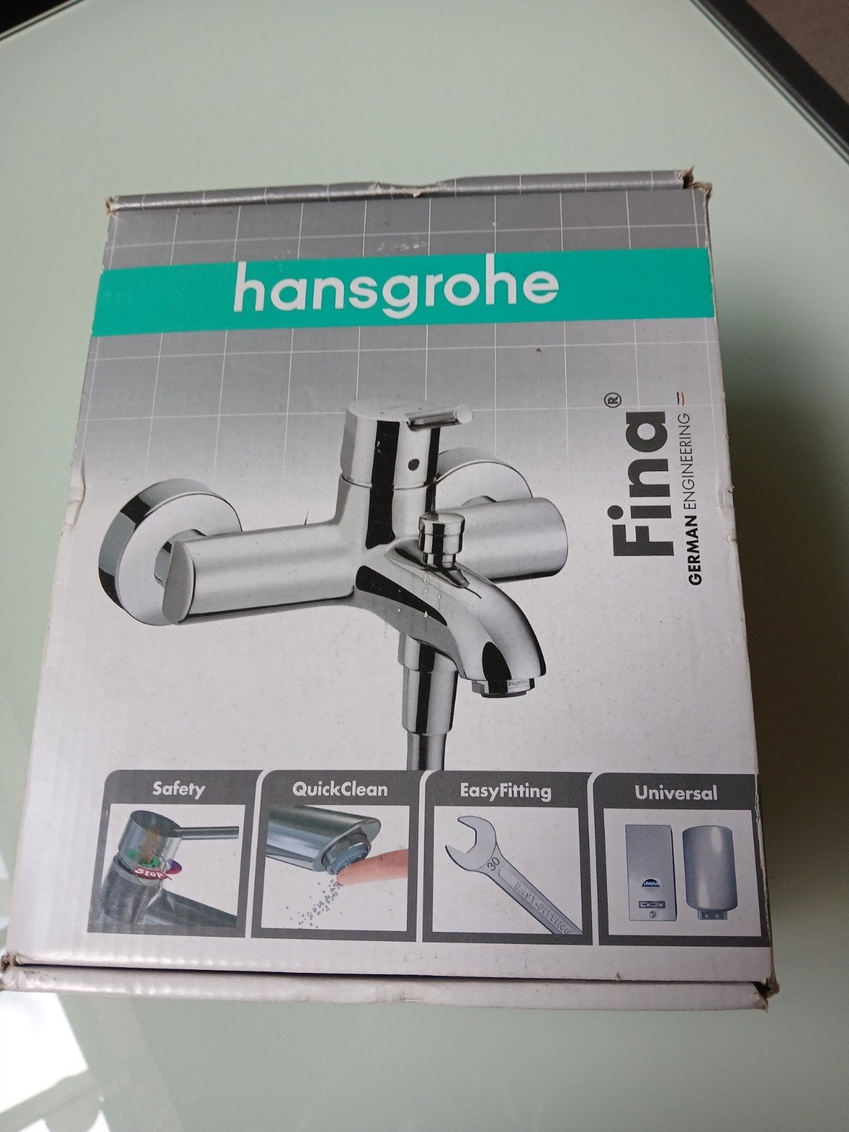 Hansgrohe badkraan, Ophalen