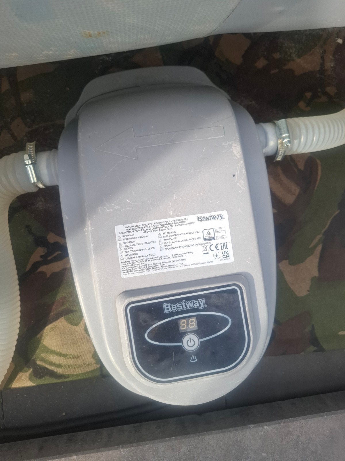 bestway zwembadverwarming, Tuin en Terras, Zwembad-toebehoren, Ophalen, Gebruikt, Verwarming