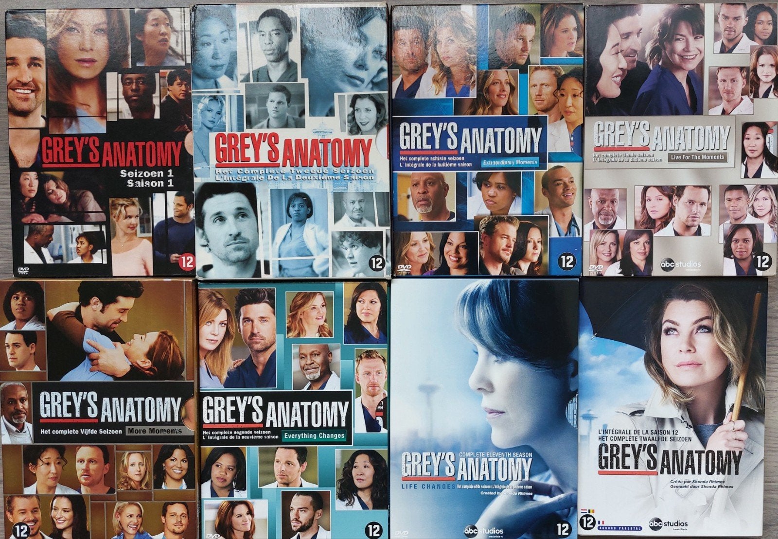 Grey's Anatomy - 2 euro/seizoen, Ophalen