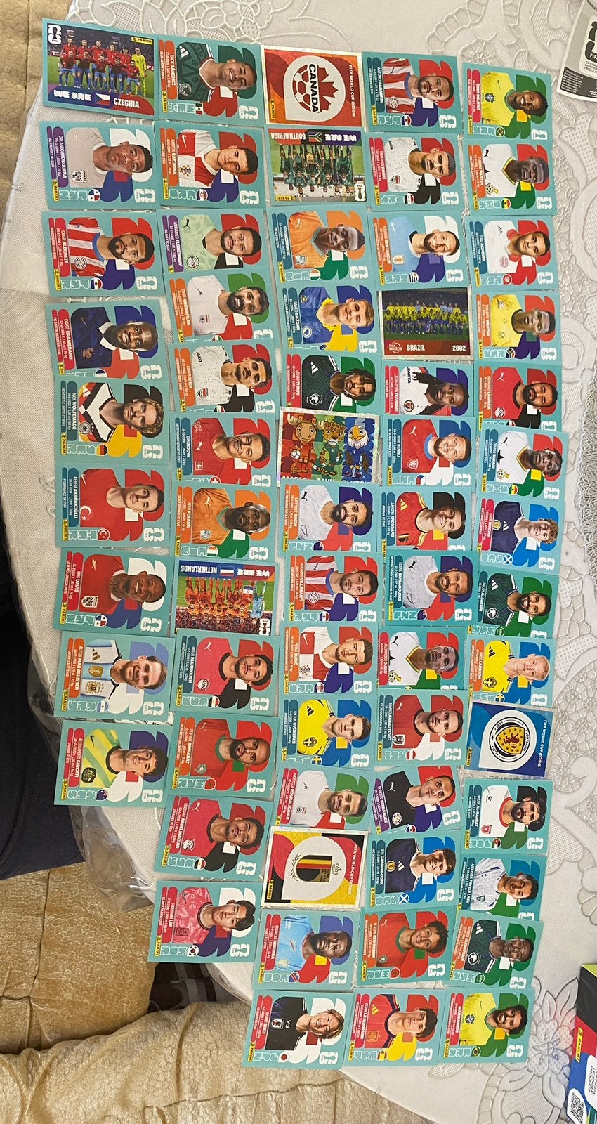 Doublons echange carte panini cdm 2026, Enlèvement, Classeur, Album ou Poster