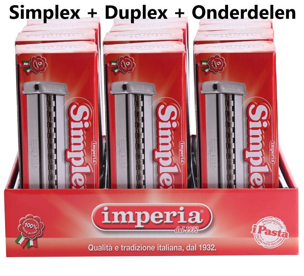 Imperia Simplex -Duplex Opzetstuk & onderdelen Pasta machine, Ophalen of Verzenden, Nieuw, Overige merken, Overige materialen
