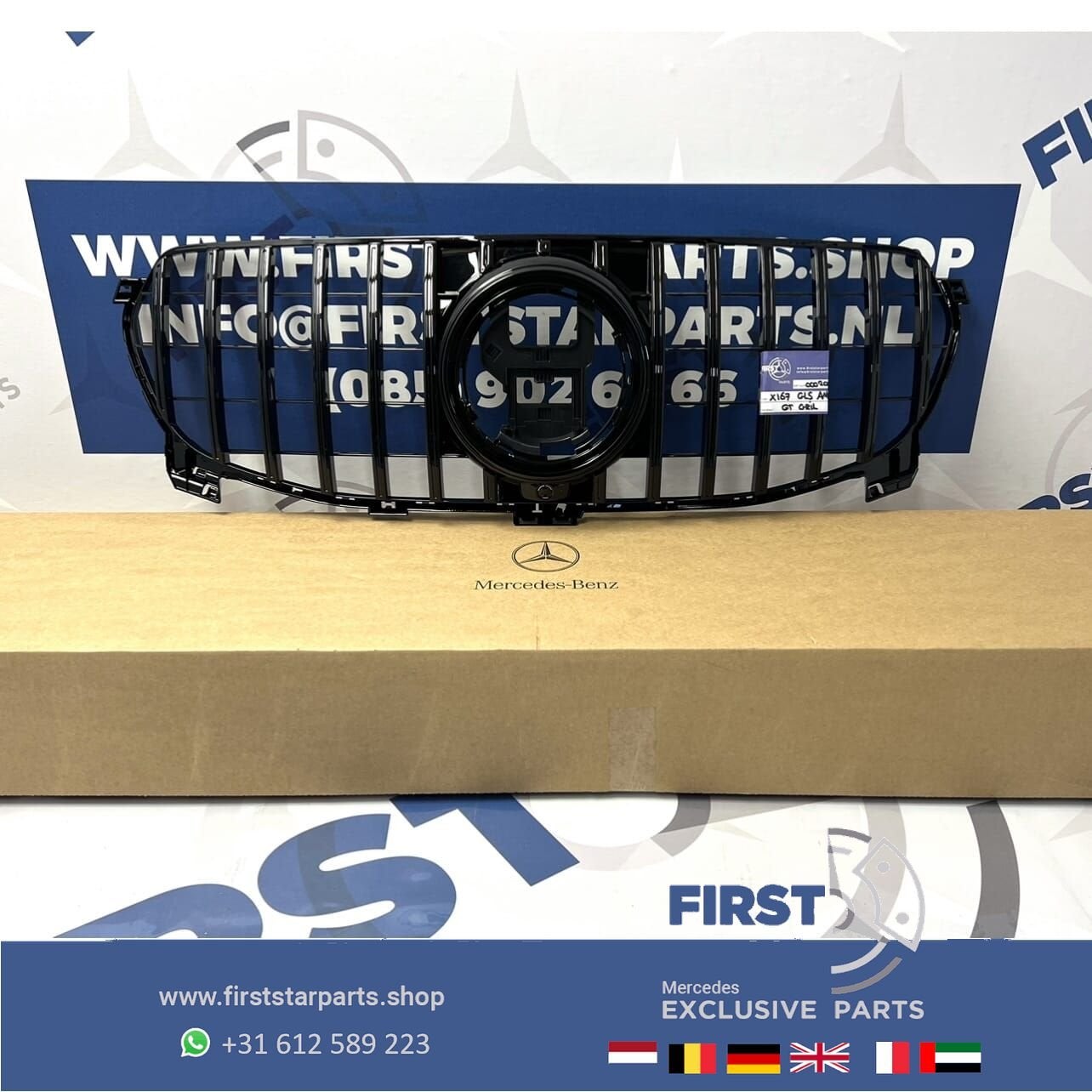 W167 X167 GLS AMG GT GRIL 2019-2025 PANAMERICANA GRILLE VOOR