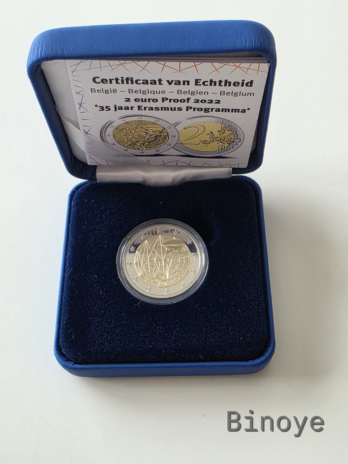 Belgique 2 euro 2020 erasmus belle épreuve proof, Ophalen of Verzenden, België, 2 euro