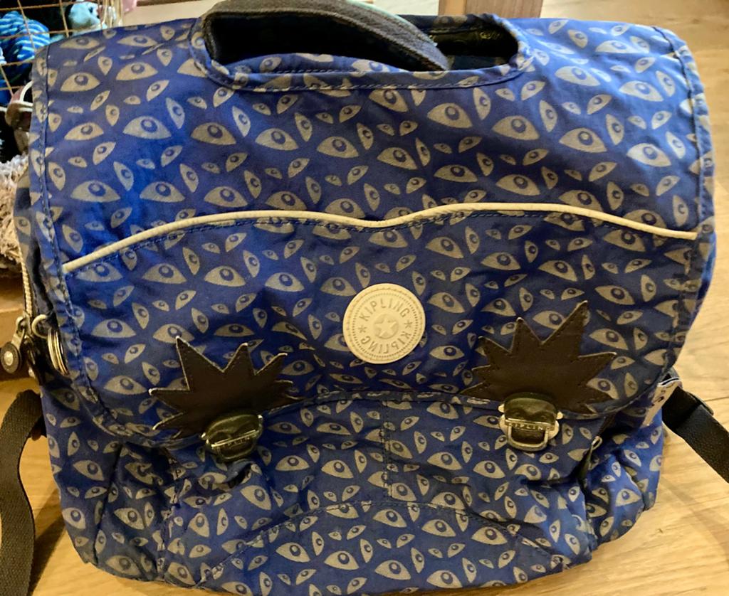 Boekentas schooltas FLUO-OOGJES, Handtassen en Accessoires, Tassen | Schooltassen, Gebruikt, Ophalen of Verzenden