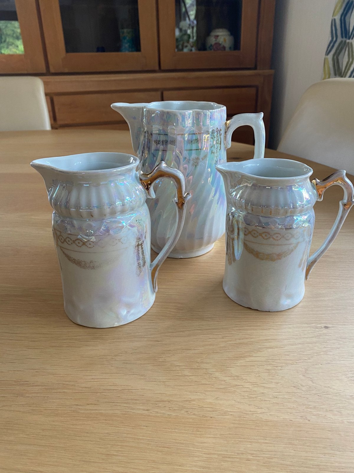 Lot de trois pots vintage, Enlèvement ou Envoi