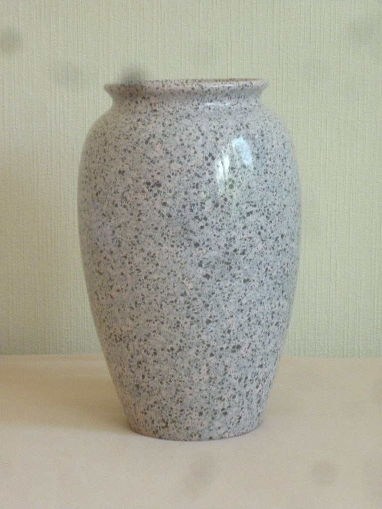Gespikkelde Keramische Vaas, Neuf, 26 cm, Enlèvement ou Envoi, Convient pour fleurs séchées