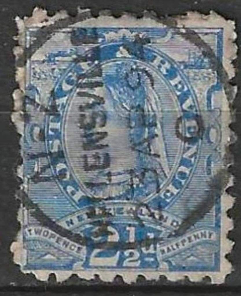 Nouvelle-Zélande 1891/1895 - Yvert 68 - Queen Victoria (ST), Timbres & Monnaies, Timbres | Océanie, Envoi, Affranchi