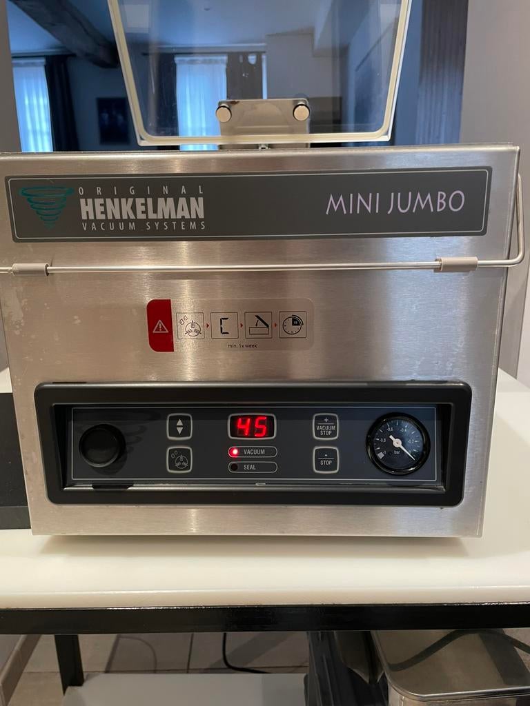 Machine d'emballage sous vide Henkelman mini jumbo, Articles professionnels, Enlèvement, Utilisé, Transport et Stockage