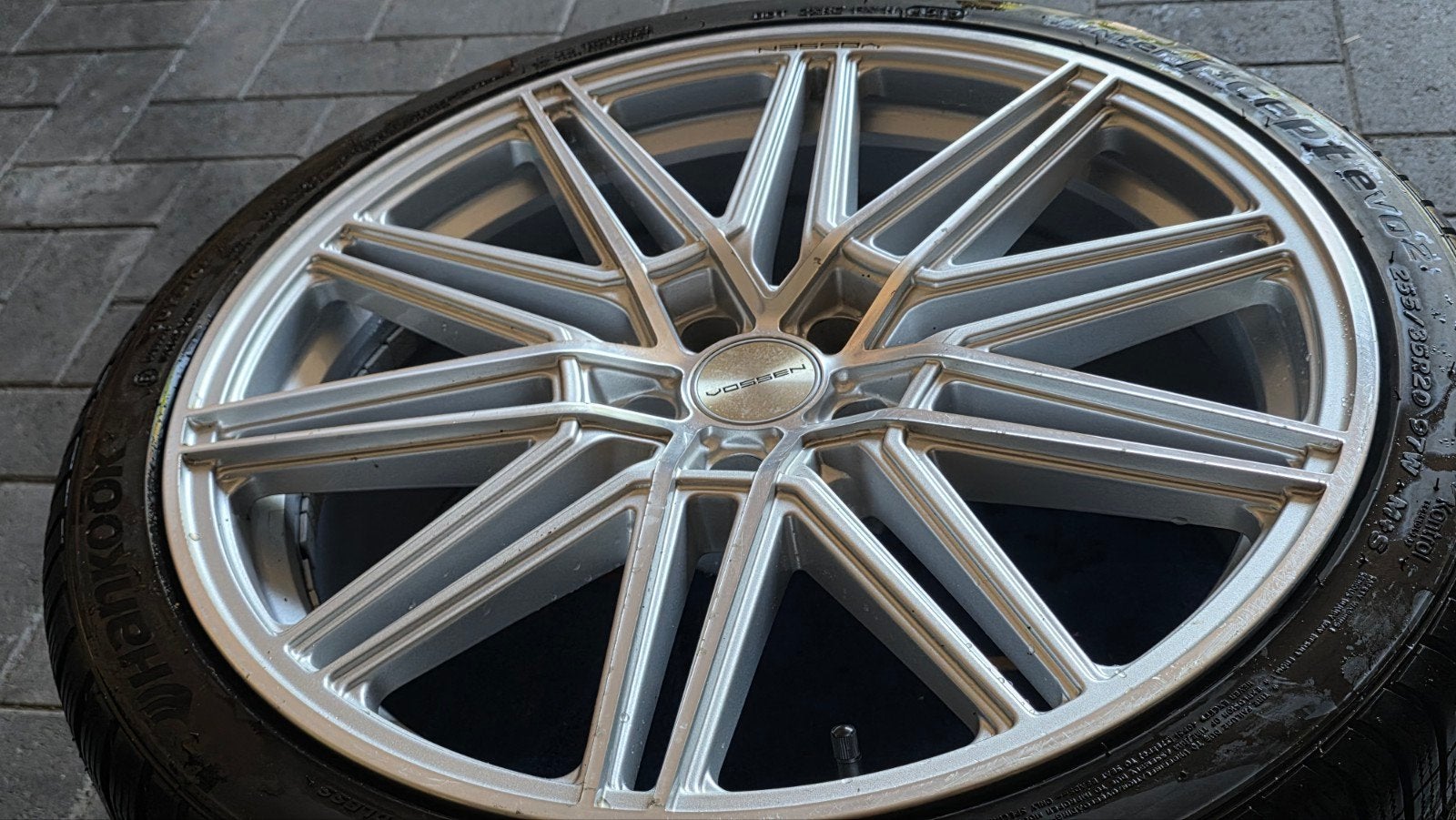 Mooie set Originele Vossen 20inch mt Hankook winterice 5x112, Enlèvement, Jante(s)