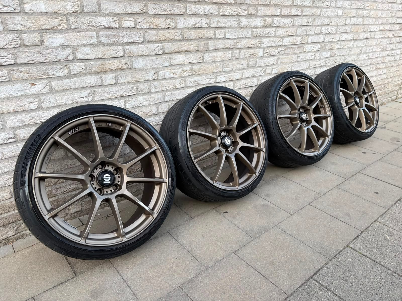 Sparco 19inch 5x112 velgen met banden, Ophalen