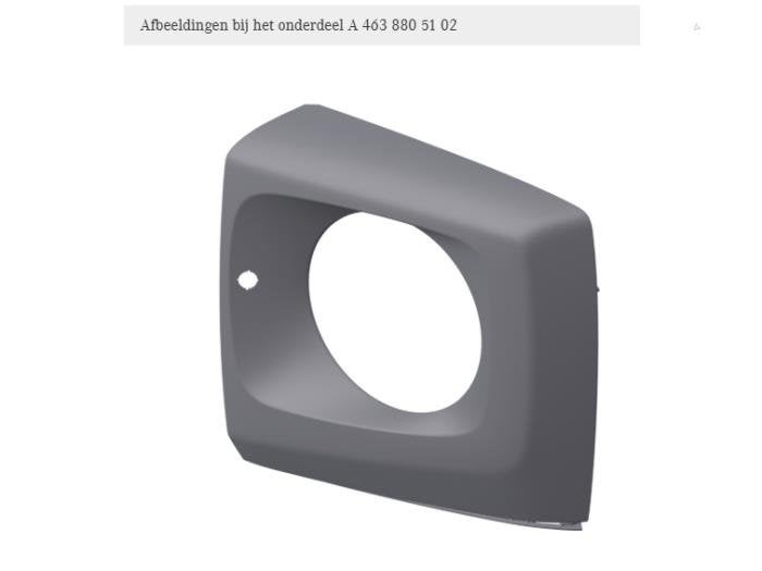 Grille van een Mercedes G-Klasse, Auto-onderdelen, Gebruikt, -, Ophalen of Verzenden, -